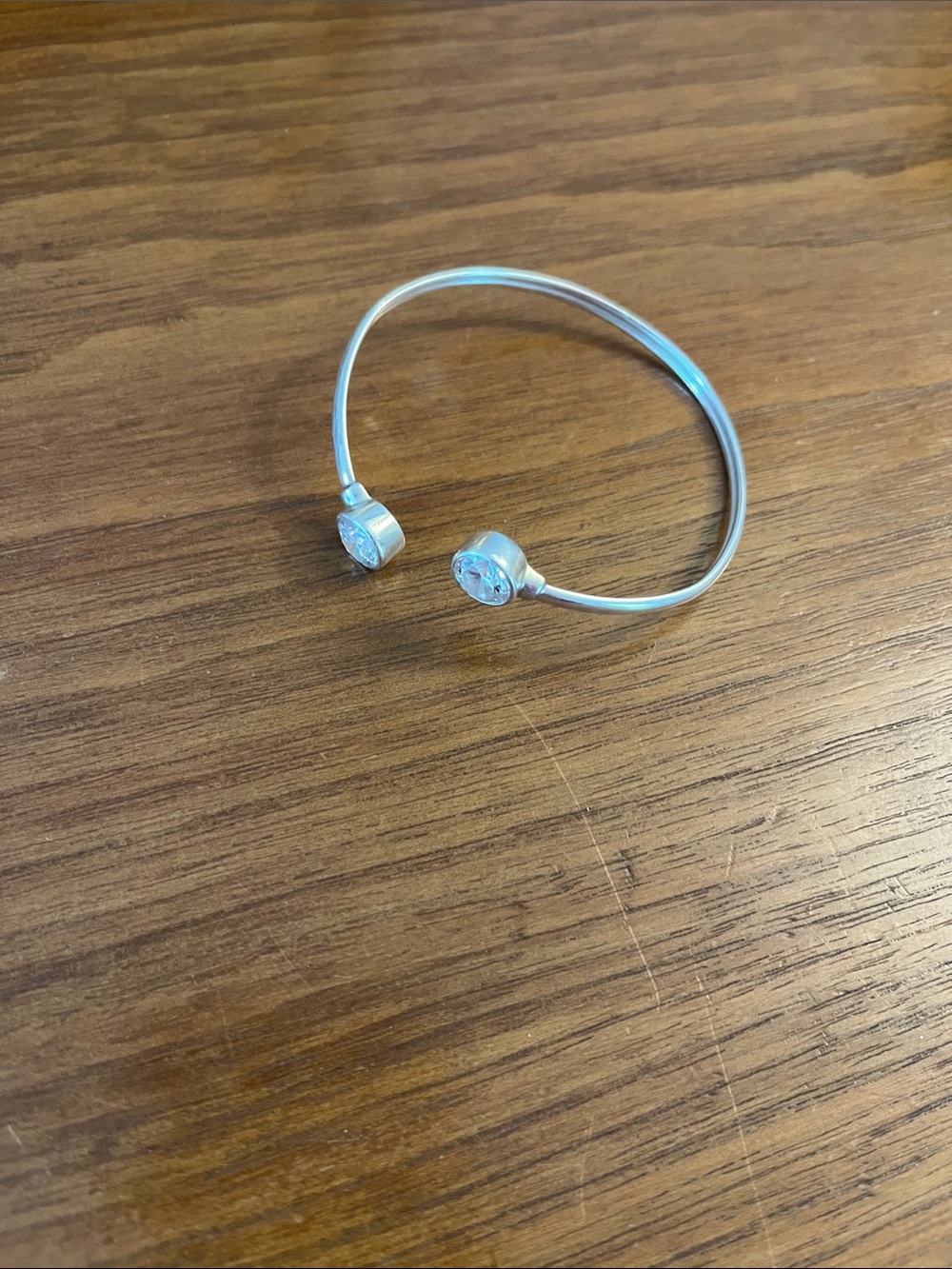Silpada Sterling Silver CZ Cuff Bracelet - Picture 4 of 6